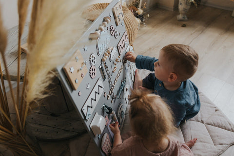 Custom Busy Board For Toddler, Montessori Educational Sensory Board, Activity Developing Board, Personalized Large Sensory Activity Board